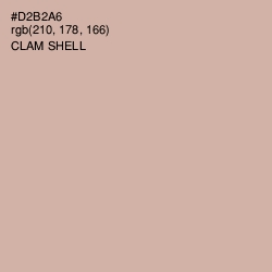 #D2B2A6 - Clam Shell Color Image